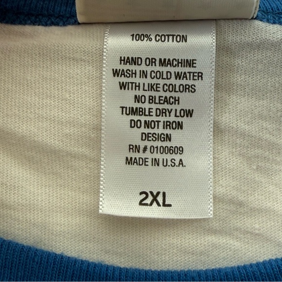 Junk Food Seattle Seahawks Retro Blue/White Men’s Jersey Soft Tee Size 2XL EUC - Picture 7 of 10